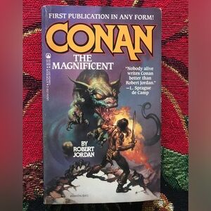 CONAN THE MAGNIFICENT by Robert Jordan 1984 Tor FIRST PRINTING paperback
